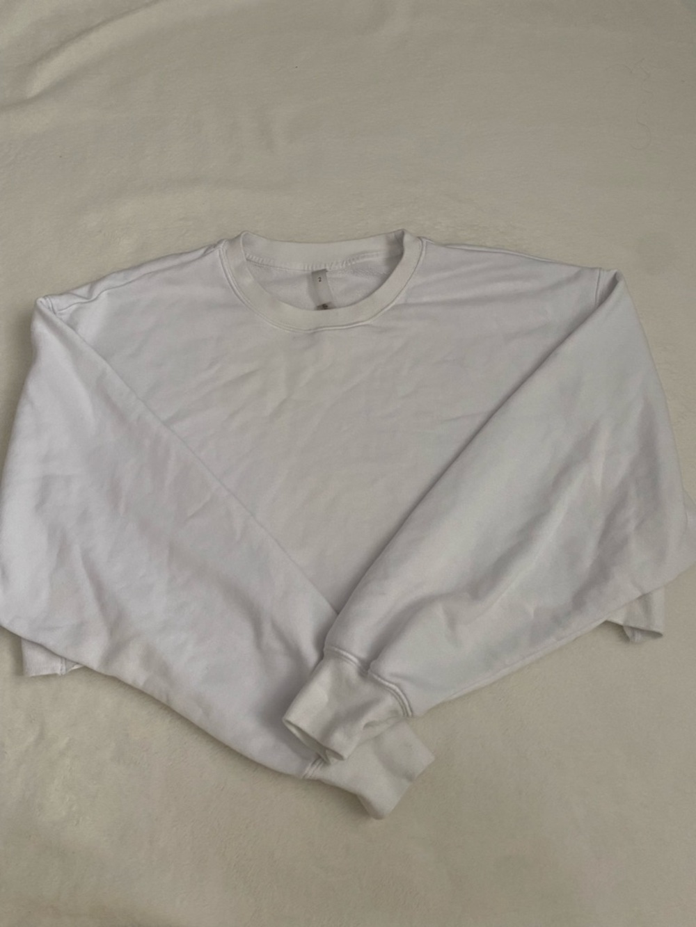 Plain White Crewneck Sweatshirt
